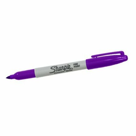 BSC PREFERRED Purple Sharpie Fine Point Markers, 12PK MK301PR